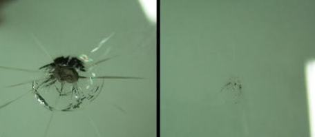 фото убрать скол на лобовом стекле